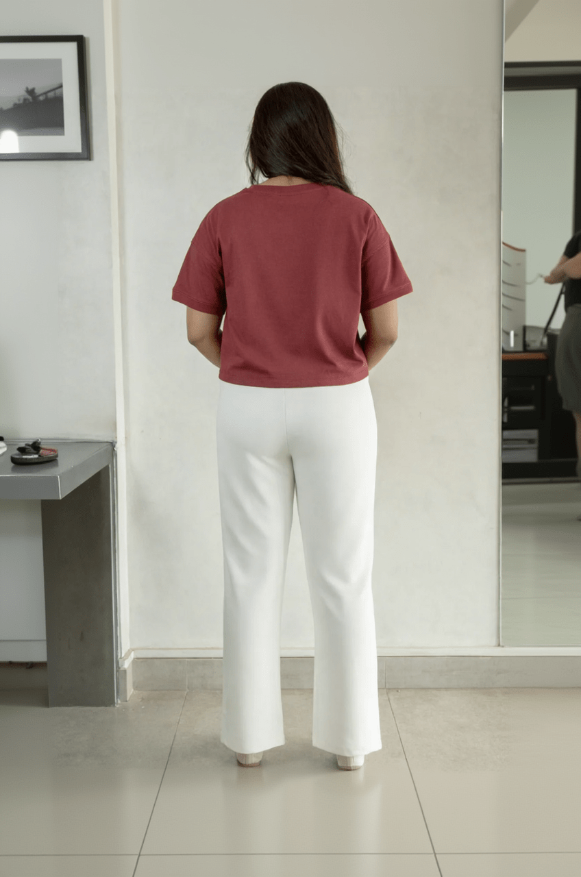 Split Front Fitted Pant - CHEC