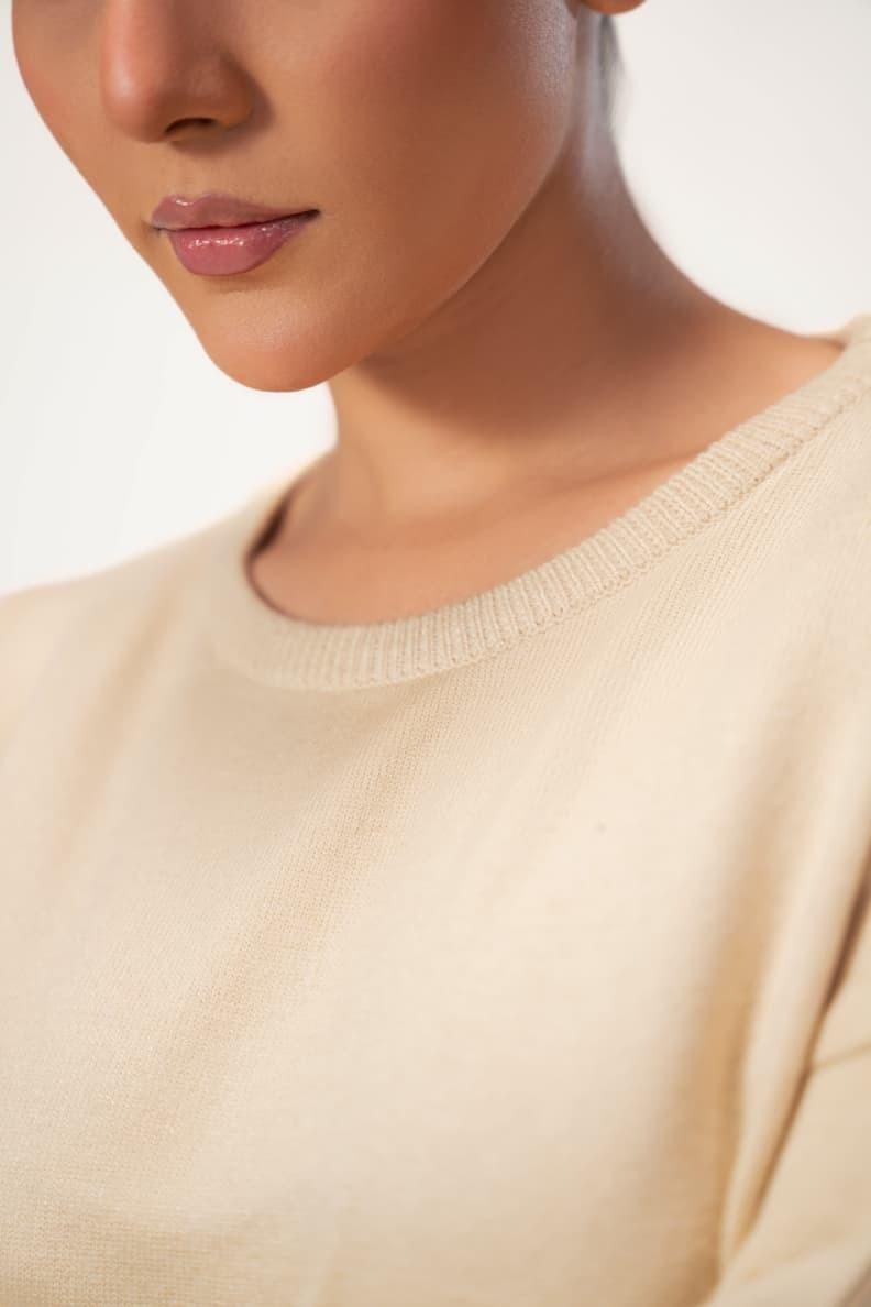 STAY COZY KNITTED SWEATER - CHEC