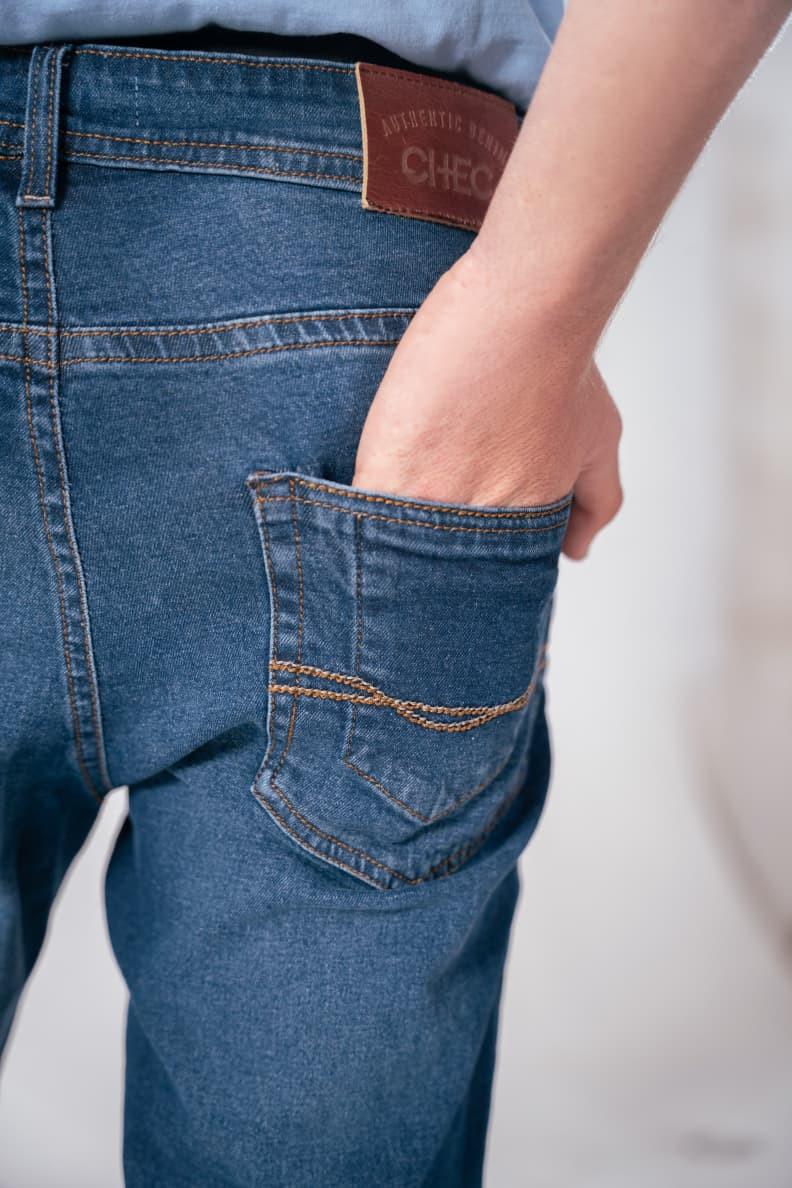Straight Fit Jeans - CHEC