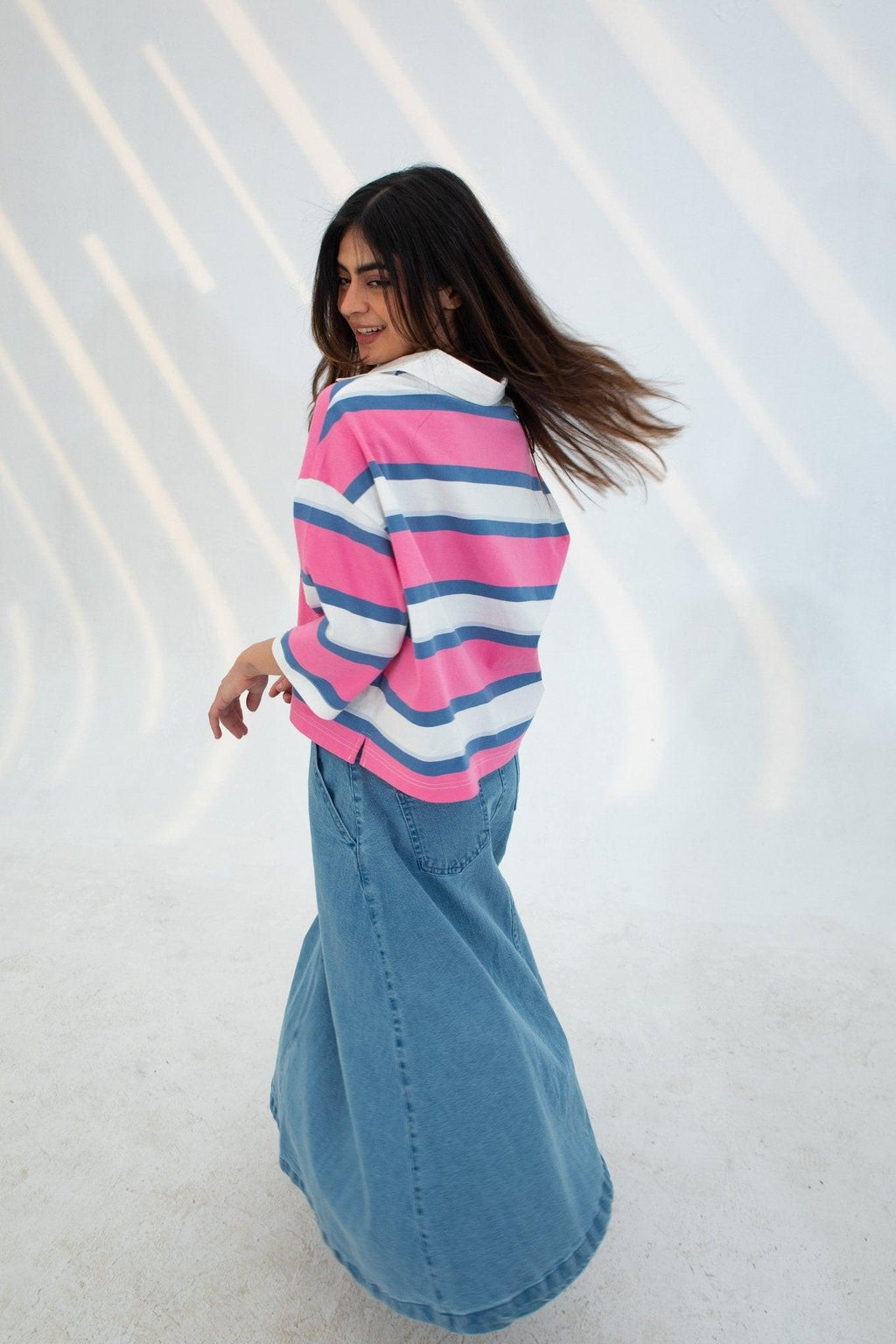 Timeless Stripe Polo - CHEC